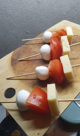 Канапе «Жемчужина» сырно-томатное – пошаговый рецепт