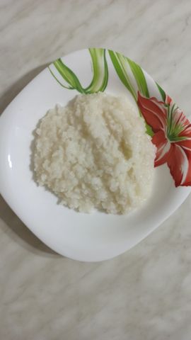 Рисовая каша на кокосовом масле со сливками – пошаговый рецепт