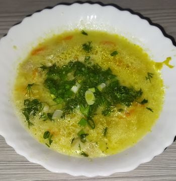 Суп с клецками из рисовой муки и куркумы – пошаговый рецепт