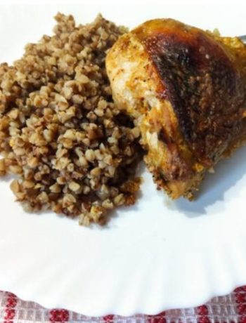 Гречка с курицей запеченная в духовке – пошаговый рецепт