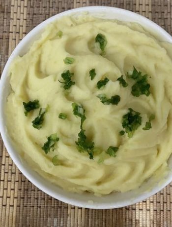 Картофельное пюре с чесноком и сливками – пошаговый рецепт