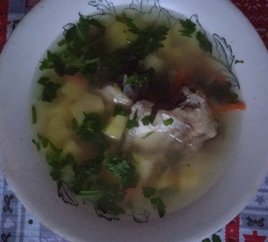 Суп с минтаем и пшеном на обед