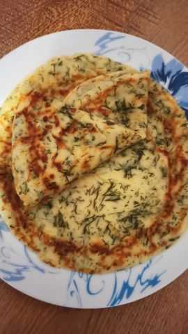 Блинчики с сыром и зеленью – пошаговый рецепт