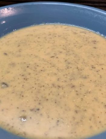 Суп-пюре с чечевицей и шампиньонами на курином бульоне – пошаговый рецепт