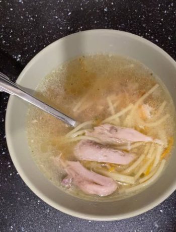Куриный суп-лапша со спагетти – пошаговый рецепт