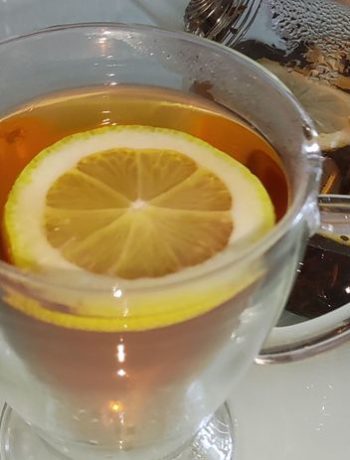 Ароматный чай с лимоном и сахаром – пошаговый рецепт