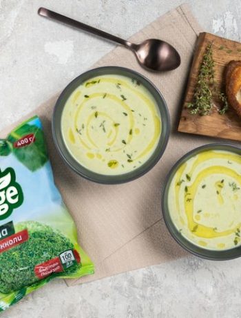 Суп-пюре из брокколи со сливками и гренками – пошаговый рецепт