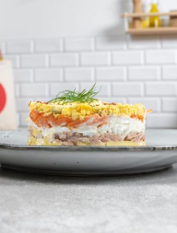 Салат «Мимоза» с тунцом и картошкой – пошаговый рецепт