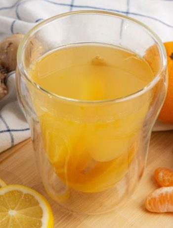 Напиток с мандаринами и имбирем – пошаговый рецепт