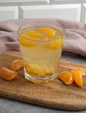 Напиток с мандаринами и сушеными ананасами – пошаговый рецепт