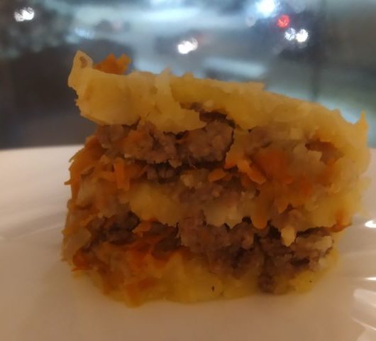 Пошаговый рецепт картофельной запеканки с мясом с фото за 30.0 мин