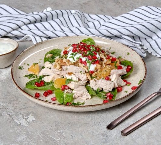 ПП салат с грецкими орехами – пошаговый рецепт