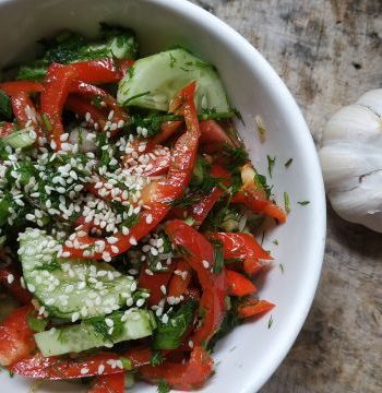Салат «Витаминный» с острым перцем – пошаговый рецепт