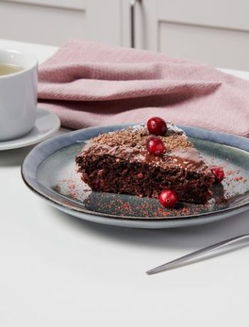 Постный кекс с шоколадным муссом – пошаговый рецепт