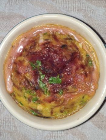 Свекольный омлет с кешью – пошаговый рецепт