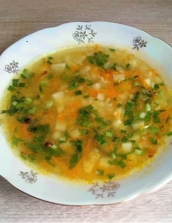 Ароматный постный суп с рисом – пошаговый рецепт