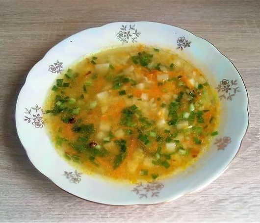 Ароматный постный суп с рисом – пошаговый рецепт