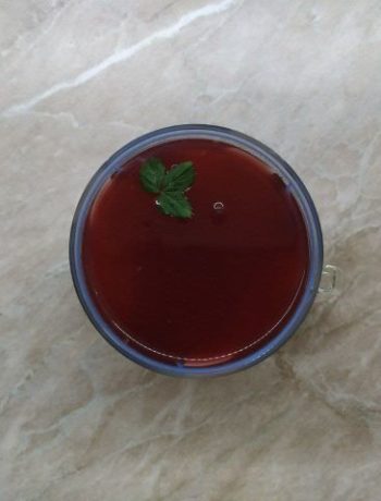 Кисель из вишневого сиропа – пошаговый рецепт