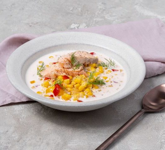 Суп из кеты с кукурузой – пошаговый рецепт