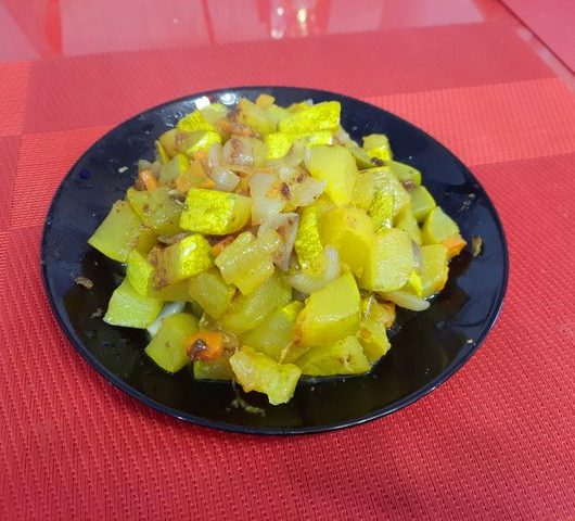 Жареное кабачковое рагу – пошаговый рецепт