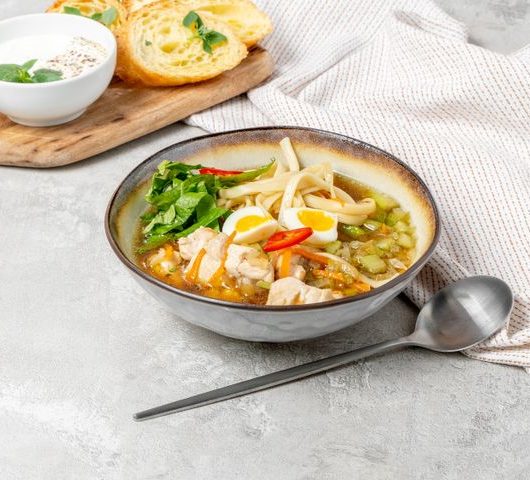 Суп из филе индейки на курином бульоне – пошаговый рецепт