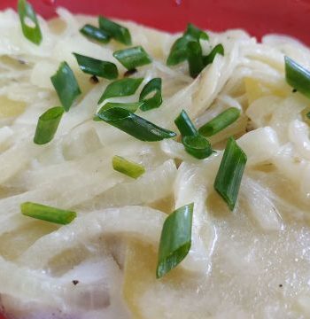 Картофель в сливочном соусе – пошаговый рецепт