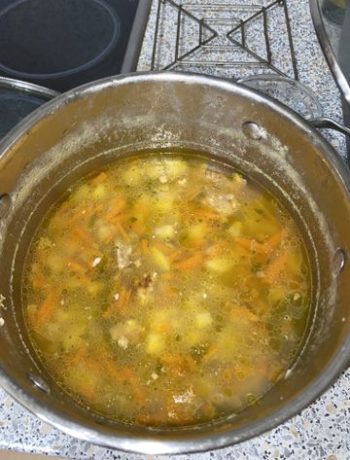 Гороховый суп с копченостями и овощами – пошаговый рецепт