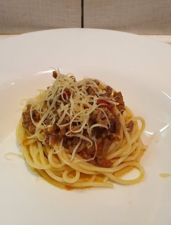 Спагетти с фаршем по-домашнему – пошаговый рецепт