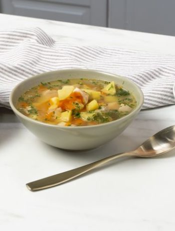 Суп из филе индейки на рыбном бульоне – пошаговый рецепт