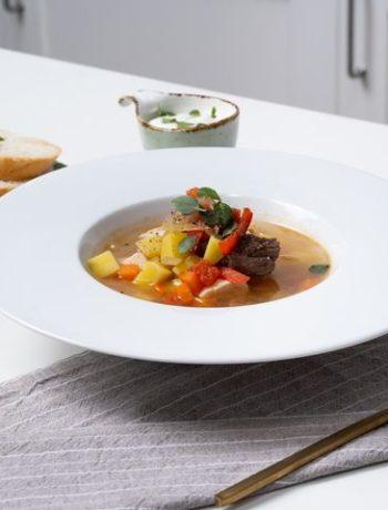 Суп из филе индейки с мясом косули – пошаговый рецепт