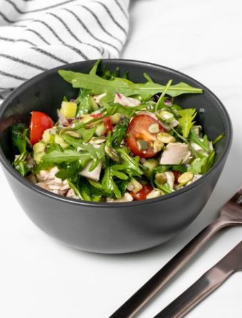 Салат из филе индейки с огурцом – пошаговый рецепт