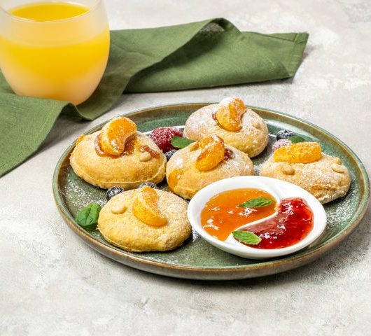 Постное мандариновое печенье – пошаговый рецепт