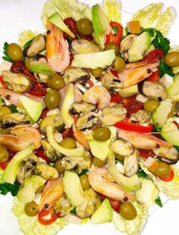 Салат из мидий – пошаговый рецепт