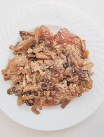 Домашний кролик с грибами в сливочном соусе – пошаговый рецепт