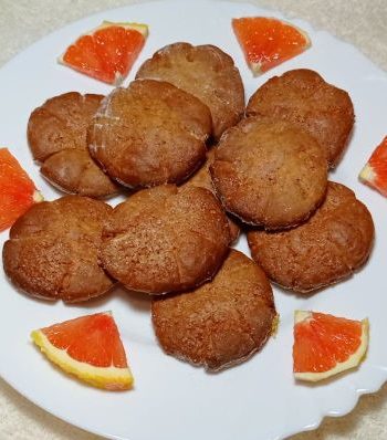 Апельсиновые коржики со сметаной – пошаговый рецепт