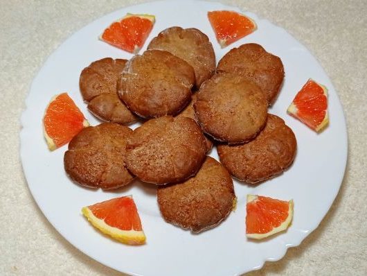 Апельсиновые коржики со сметаной – пошаговый рецепт