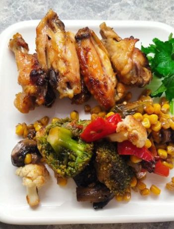 Вкусные куриные крылья с цитрусами – пошаговый рецепт