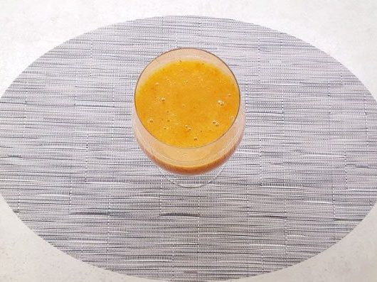 Яркое смузи из апельсинов и хурмы – пошаговый рецепт