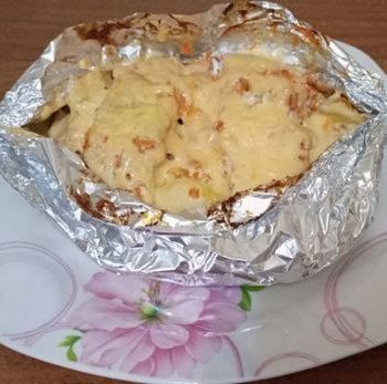 Запеченный судак с картофелем под сырной корочкой – пошаговый рецепт