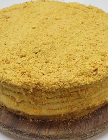 Медовый торт с нежным сливочным кремом – пошаговый рецепт