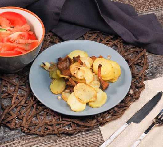 Картошка с лисичками – пошаговый рецепт