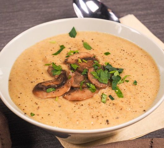 Суп-пюре из шампиньонов с картошкой – пошаговый рецепт