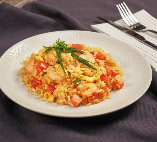 Жареный рис с креветками – пошаговый рецепт