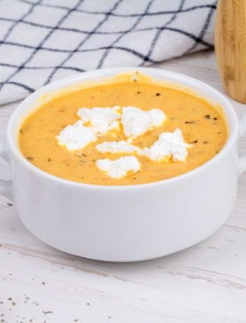 Томатный суп-пюре с сыром фета – пошаговый рецепт