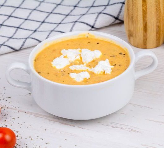 Томатный суп-пюре с сыром фета – пошаговый рецепт