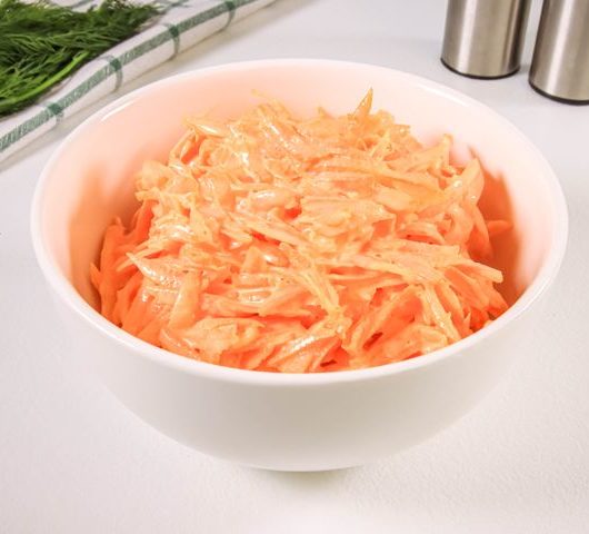 Морковь с майонезом – пошаговый рецепт