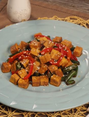 Тофу с овощами и соевым соусом – пошаговый рецепт