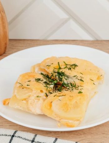 Простая картофельная запеканка с сыром – пошаговый рецепт