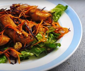 Овощной салат с курицей – пошаговый рецепт