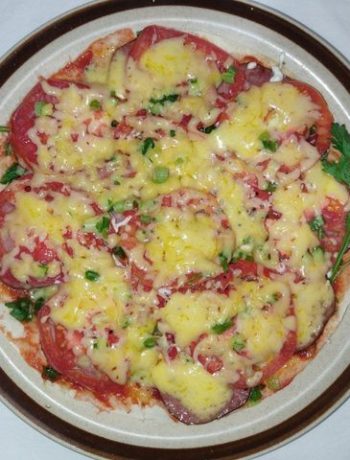 Быстрая пицца с тортильей – пошаговый рецепт